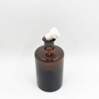 Grand diffuseur de parfum d'intérieur de forme nouvelle, flacon en verre de luxe 500 ml, bouchon en liège, emballé en carton, logo personnalisé, non transparent