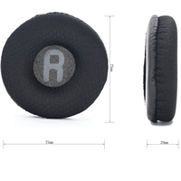 Coussinets d'oreille Defean compatibles avec les écouteurs JBL JR300 T450BT T500BT Tune600 (tissu en maille sans attaches à pression)