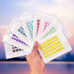 Plester Jerawat Hidrokoloid Bintang Berwarna Menyerap Cairan Jerawat Mengurangi Peradangan - Product Image 1