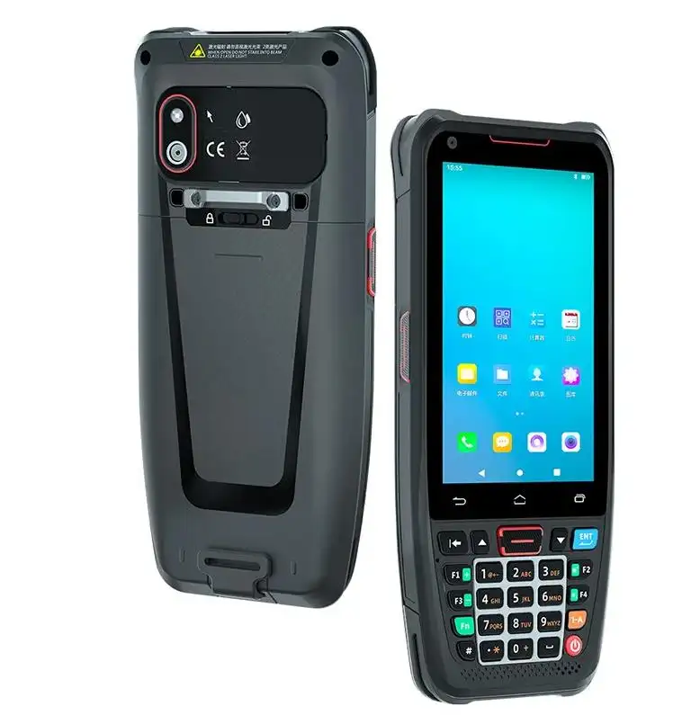 Android durci tablette industrielle pdas android scanner de codes à barres pda avec construit android portable pda scanner de codes à barres portable