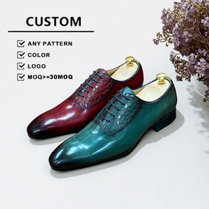 รองเท้าหนังแท้สไตล์วินเทจหรูหราสำหรับผู้ชาย รองเท้าออกซ์ฟอร์ดแบบทางการ กันลื่น เหมาะสำหรับใส่ทำงานและโอกาสทางการ - Product Image 3