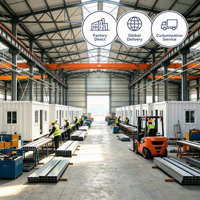 Maison conteneur modulaire préfabriquée démontable de 20 pieds à conception respirante pour hôtels, restaurants et logements résidentiels