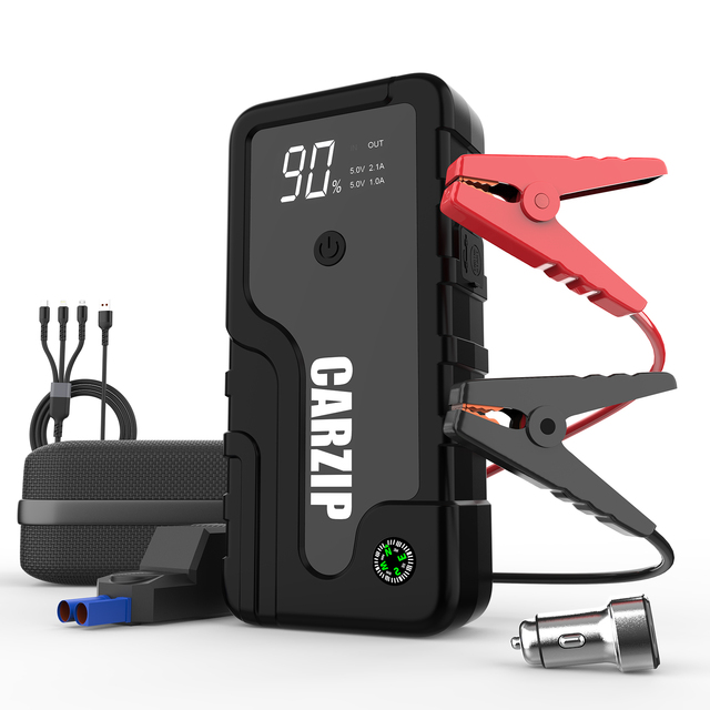 Multi-function Jump Starter High Power Portable Battery Charger Car Jump Starter 6400mAh 12V Power Bank