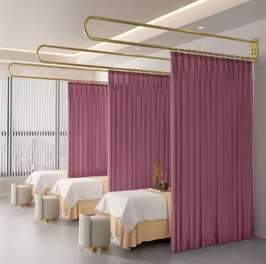 Barra larga en forma de U de hierro forjado para soporte de cortina de cama de belleza, salón de salud y belleza, y fisioterapia - Product Image 6