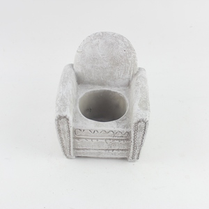 Pot de fleurs en ciment miniature en forme de canapé, classique, mignon, pour plantes succulentes, cactus, <span class=keywords><strong>intérieur</strong></span>/extérieur - Product Image 5
