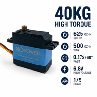 Vente en gros de servomoteurs numériques XQ POWER 7.4V 40KG XQ-S3240M, servomoteur standard ultra-compact, léger, à couple élevé, servomoteur à l'échelle 1/5