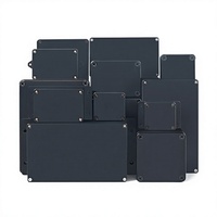 Nouvelle boîte de jonction étanche en ABS noir F/AG pour extérieur, boîtier de terminaison de surveillance extérieure, boîtier de raccordement électrique scellé