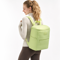 Benutzerdefiniertes Logo Große Kapazität Neopren Mama-Wickeltasche Multifunktional mit Reißverschluss Reise-Organizer Damen-Rucksack