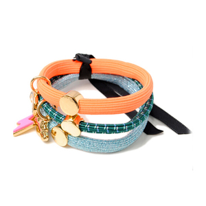 Logo personalizzato Ciondoli Elefante Cuore Banana Charms In Metallo Decorato Legami Elastici Dei Capelli Fasce Per Capelli Legami Dei Capelli Del Braccialetto - Product Image 2