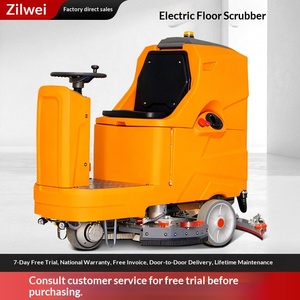 Lavadora Industrial con Asiento, Fregadora para Fábricas y Talleres, Lavadora Comercial Integrada con Mopa de Succión - Product Image 1