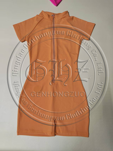 Body Basic Brand Dupe Custom LOGO One Piece <strong>Zip</strong> <strong>up</strong> Rompers Women Workout Gym Fitted Jumpsuits <strong>Playsuit</strong> Bodysuit for Women Romper - Product Image 3