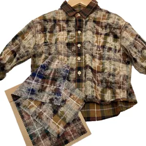 OEM Design Printing Custom Plaid Flannel Shirts Casual Men Price