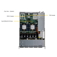 Vente chaude Nouveau X13 Clouddc Pcie 5.02 Sys-121c-Tn10r 1u Dp Clouddc 2cpu 4th Gen Intel Xeon Processeurs évolutifs Serveur en rack