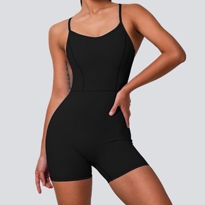 Meilleure vente <span class=keywords><strong>squelette</strong></span> Nylon vide danse Fitness nu Yoga vêtements femmes une pièce hanche levage sport Yog - Product Image 6