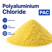 Chlorure de polyaluminium de haute pureté, adsorbant pour le traitement de l'eau, poudre, pH 4.0-6, concentration efficace de 99,99 %, pureté de 30 %