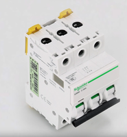 Disjoncteurs miniatures de haute qualité Schneider série Acti9 IC65N 3P 1A/2A/3A/4A/6A/10A/16A/20A/25A/32A/40A/50A/63A plastique