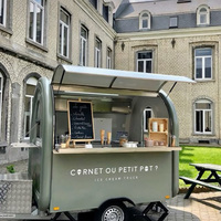 Concession Trailer Commercial Coffe Food Van Ice Cream Mobile Petit camion de nourriture avec cuisine complète