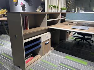 Escritorio de ordenador moderno mesa de oficina normal con cajón partición de oficina - Product Image 6