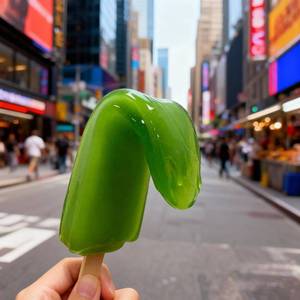 Oferta Especial: Helado en Forma de Lengua Verde con Sabor a Frutas (Manzana, Fresa, Uva, Mango, Maracuyá) en Bolsa de 70g - Product Image 2