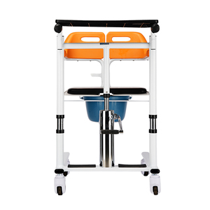 Đa Chức năng gấp bệnh nhân chuyển commode TCM-03A Xe Lăn với bánh xe chuyển nhượng ghế topmedi - Product Image 5