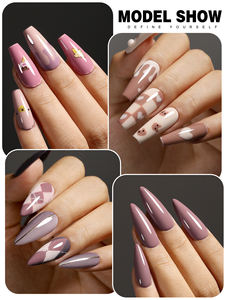 YOKEFELLOW 10ML rosa 10ML Gel tinta unita Semi-permanente UV Gel lucido <span class=keywords><strong>Set</strong></span> 6 <span class=keywords><strong>colori</strong></span> Private Label ammollo Gel - Product Image 5