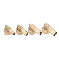 Raccord en L de 90 degrés en laiton, filetage femelle 1/2 pouce, raccord de plomberie, adaptateur, joint, embout, 10/12/14/16 mm, barbelé