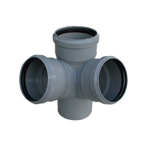 Raccordo a Doppia Angolazione Scagno per Tubi in Plastica 110 50 50 67 30 - Product Image 1