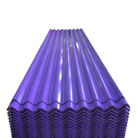 Plaque d'acier de toiture en métal ondulé galvanisé de 0.15mm à 0.8mm en stock