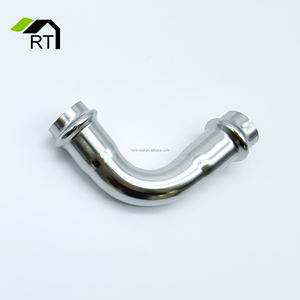 Быстрая установка из нержавеющей стали, пресс-фитинги низкого давления, локоть, профиль, европейский стандарт, 90 градусов, DN12-DN100 изгиба - Product Image 3