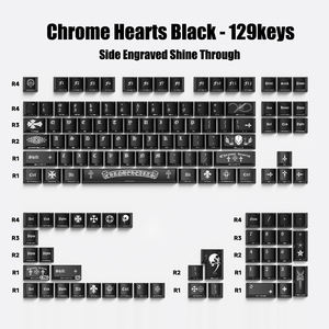 Teclas de Anime Personalizadas de Fábrica, Teclas PBT con Diseño Artístico, Bajo MOQ, Teclas Cherry de 129 Teclas para Teclado Mecánico - Product Image 5