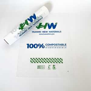 <b>Compostable</b> Flat <b>Bags</b> Biotic Fresh Vegetables Packaging Plastic <b>Bag</b> Biodegradable Vegetable Produce <b>Bag</b> Roll - Product Image 6