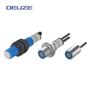 NPN/PNP Through-Beam USK12CTM502P3 Sensor ultrasónico cilíndrico Detección de hoja simple/doble Transductor de rango de CC de 20-40mm - Product Image 4