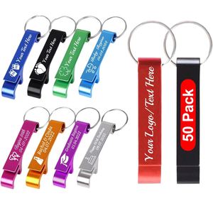 Apribottiglie Personalizzato in Alluminio alla Moda con Logo Inciso al Laser, Leggero, Promozionale, per Regali - Product Image 1