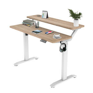 Meja pengangkat logam otomatis, meja dudukan komputer Motor tunggal otomatis 2024 - Product Image 5