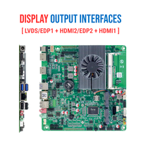 Nouvelle carte mère industrielle Mini ITX COM avec Watchdog et GPIO, compatible Intel Core i5-4300U, i5-5300U, i7-5600U, DDR3, MSATA, Mini PCIe