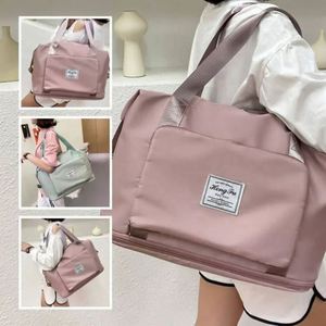 Sac à bandoulière de sport unisexe, sac à main décontracté de qualité, double fermeture éclair, grande capacité, durable, résistant à l'eau, en polyester, tendance, nouveau - Product Image 2