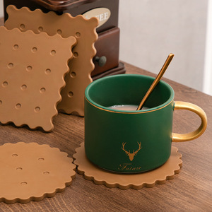 Round Silicone Placemat Heat Insulating Kitchen Mat Anti Scalding Bowl Cup Plate Mat Waffle Design TPR Material - Product Image 2