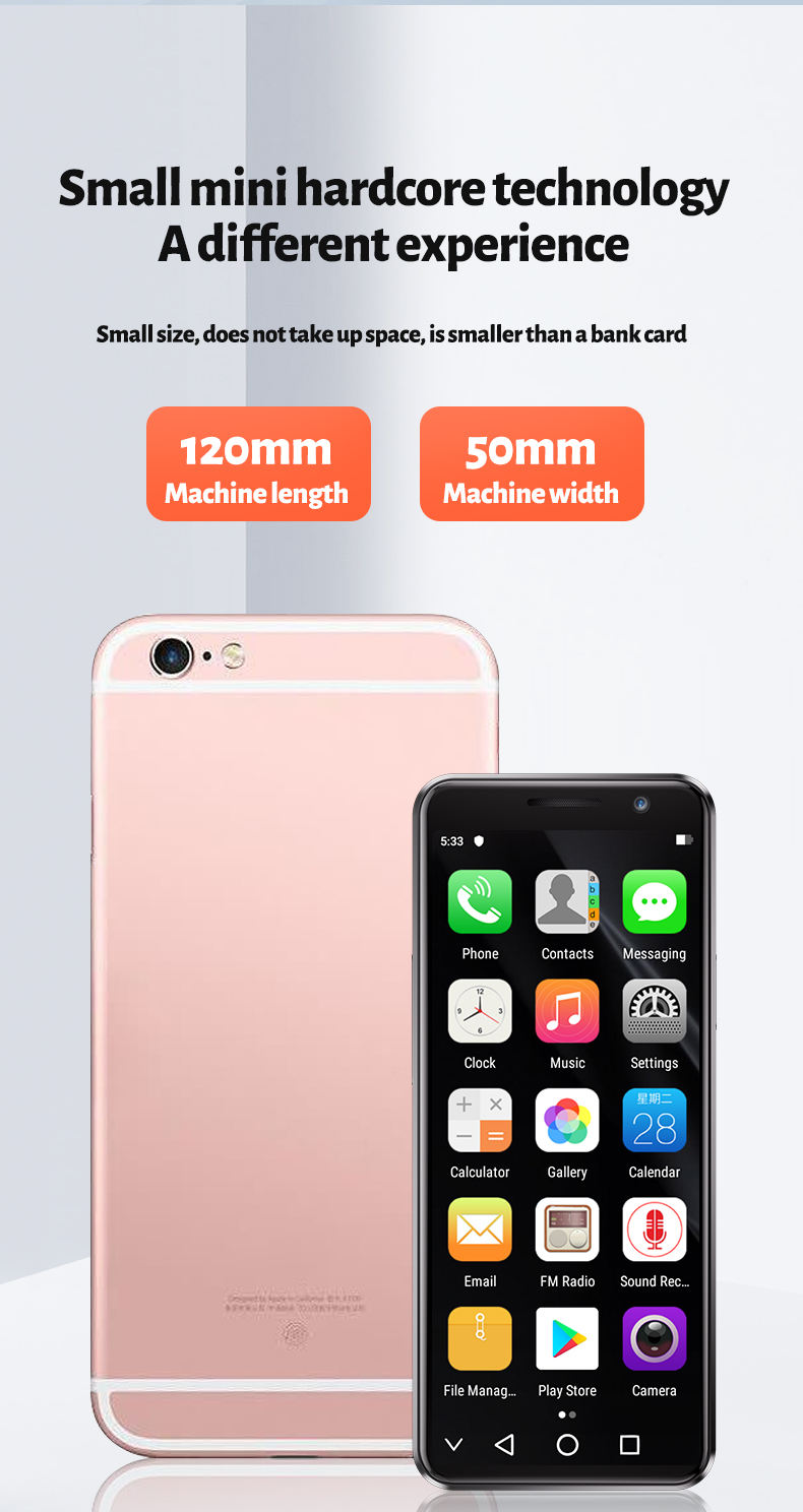 SOYES XS16 Pro 4GB RAM 128GB ROM Inch Mini Smartphone Android 10