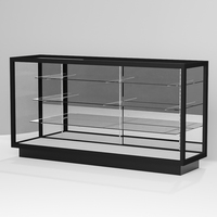 Vitrine de présentation en verre de 4 pieds avec vue panoramique, vitrine de magasin commercial, comptoir de présentation, fabricant