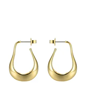 Fashion Geometric Irregular Drop Earrings Simple Circle Hoops Small Water Droplets Earings Pendientes Wholesale EC191028