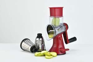 Rallador de zanahorias y verduras, picador de frutas, mandolina ajustable, cortador de patatas y frutas, rebanador y rallador de verduras - Product Image 2