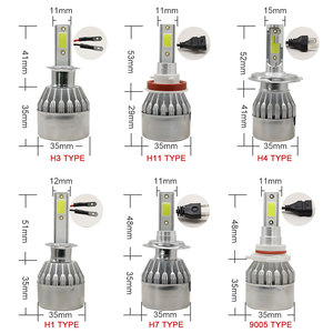 Proyector de Lámparas JHS H4 <span class=keywords><strong>H7</strong></span> 9005 para Automóvil, Canbus Drl H11, Faros Delanteros, Accesorios de Iluminación LED, Bombilla LED para Automóvil Universal - Product Image 2