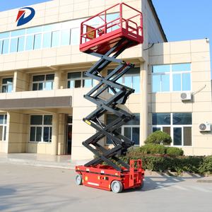 Elevador de tijera de servicio pesado CE, mesa elevadora de batería de litio, compra a granel, carro de plataforma aérea propulsado hidráulico de 500/600kg - Product Image 5