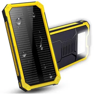 Panneau solaire, 20000mah, batterie solaire, chargeur pour téléphone portable, étanche, secours externe, sac suspendu