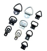 Ancrages de fixation robustes en V noirs de 2 po pour camions, VR, SUV, bateaux – Nouveaux points d'ancrage à boulon