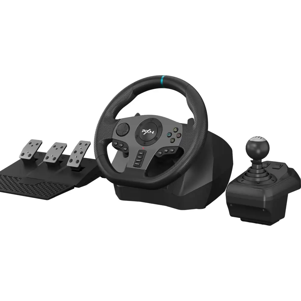 PC Racing wheel with clutch and shifter