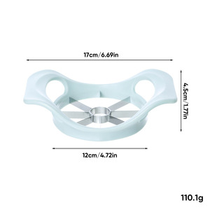 Cortador de Manzanas de Acero Inoxidable de 8 Rebanadas con Calibre Grande de 10.5cm y Doble Mango para Utensilios de Cocina al por Mayor - Product Image 6