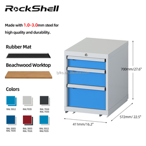 3 ngăn kéo công cụ tủ công cụ lưu trữ tủ công cụ Tủ nhiệm vụ nặng nề hội thảo - Product Image 2