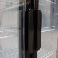Réfrigérateur commercial avec porte en verre pour boissons froides, aliments frais, congélateur 488L, supermarché au détail, présentoir vertical