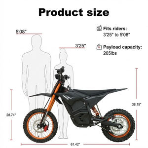 Motocicleta Todoterreno de 48v para Adultos, Mini Motocicleta de Montaña, Directo de Fábrica en China - Product Image 4
